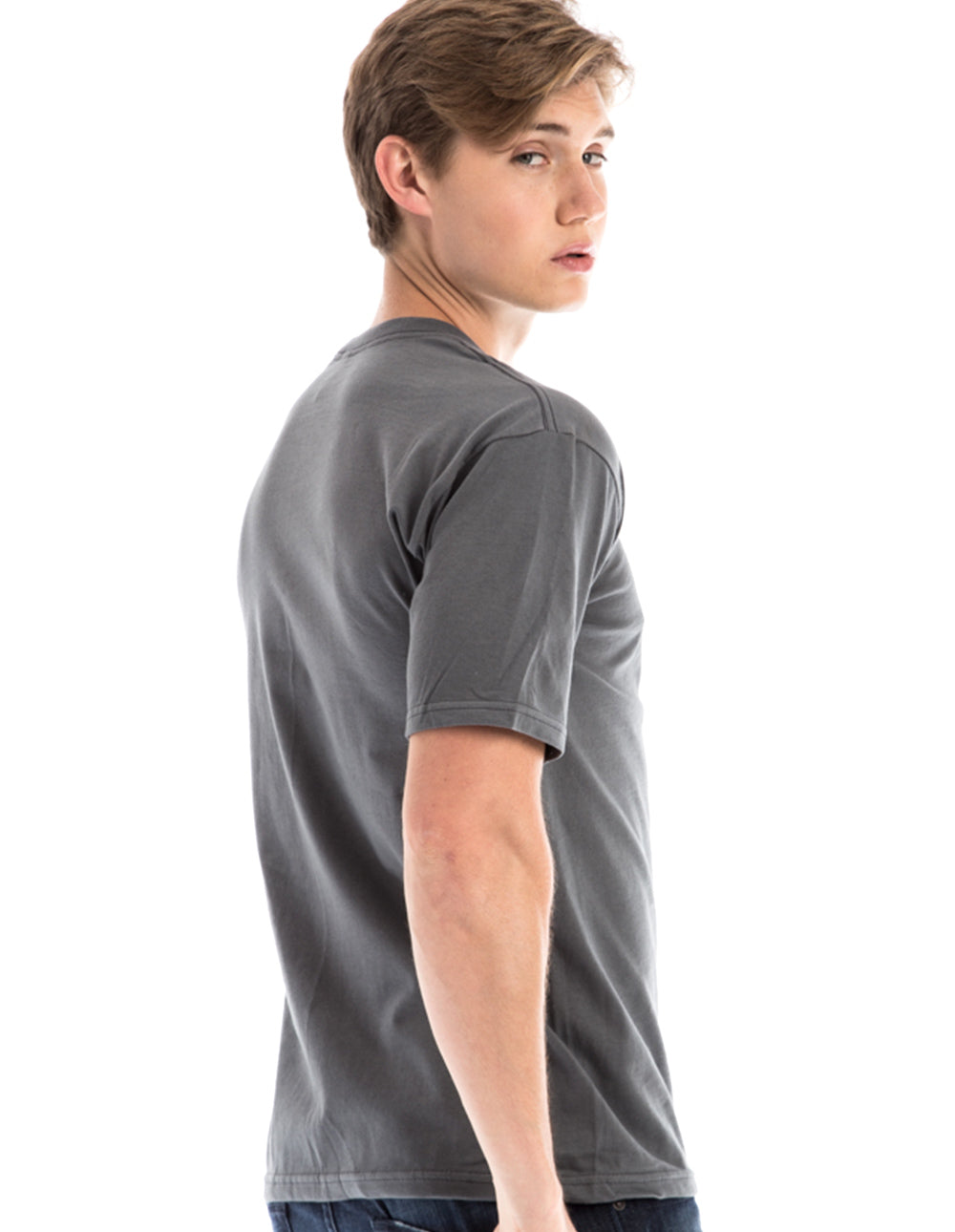 Retro Ring-Spun Crew Neck T-Shirt 2100